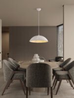 Ammos Pendelleuchte E27 1x12W, IP20, Weiß – Bild 7