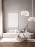 AERE Pendelleuchte 12W, IP20, Stone White, E27 – Bild 7