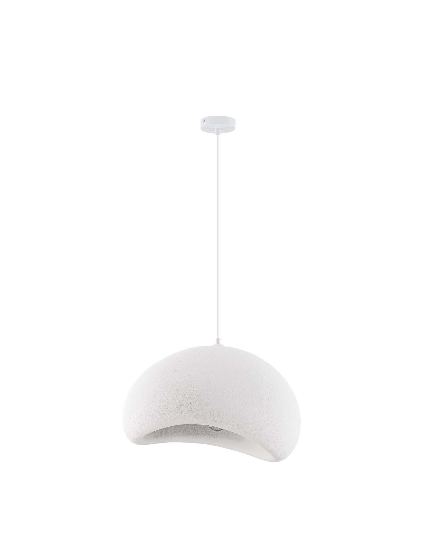 9002661_2 AERE Pendelleuchte 12W, IP20, Stone White, E27 – Bild 1