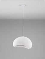 AERE Pendelleuchte 12W, IP20, Stone White, E27 – Bild 5