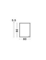 AMBOR LED-Badezimmerleuchte 38W, IP44, Gold, 3000K – Bild 8