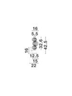 LEDA LED-Wandleuchte 18W, IP20, 3000K, dimmbar – Bild 9