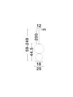 NOESIS LED-Pendelleuchte 7W, IP20, 3000K, dimmbar – Bild 6