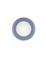 ORBIQUE LED-Wandleuchte G9, IP44, Gray Blue/Opal, dimmbar – Bild 3