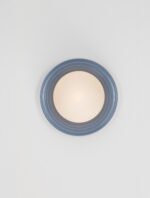 ORBIQUE LED-Wandleuchte G9, IP44, Gray Blue/Opal, dimmbar – Bild 5