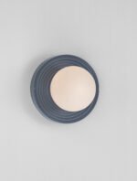 ORBIQUE LED-Wandleuchte G9, IP44, Gray Blue/Opal, dimmbar – Bild 8