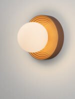 ORBIQUE LED-Wandleuchte G9, IP44, Caramel/Opal, dimmbar – Bild 2