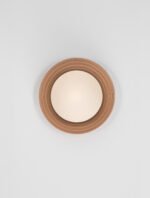 ORBIQUE LED-Wandleuchte G9, IP44, Caramel/Opal, dimmbar – Bild 5