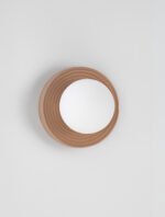 ORBIQUE LED-Wandleuchte G9, IP44, Caramel/Opal, dimmbar – Bild 7