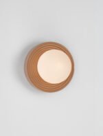 ORBIQUE LED-Wandleuchte G9, IP44, Caramel/Opal, dimmbar – Bild 8