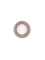 ORBIQUE LED-Wandleuchte G9, IP44, Mocha/Opal, dimmbar