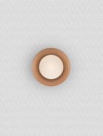 ORBIQUE LED-Wandleuchte G9, IP44, Caramel/Opal, dimmbar – Bild 5