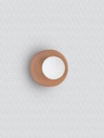 ORBIQUE LED-Wandleuchte G9, IP44, Caramel/Opal, dimmbar – Bild 7