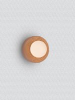ORBIQUE LED-Wandleuchte G9, IP44, Caramel/Opal, dimmbar – Bild 8