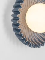 PETEL Wandleuchte G9, IP20, Gray Blue/Opal, dimmbar – Bild 9