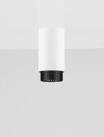 NESSI Deckenleuchte GU10, IP20, Sandy White/Black Aluminium – Bild 4