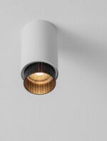 NESSI Deckenleuchte GU10, IP20, Sandy White/Black Aluminium – Bild 6