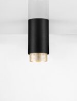 NESSI Deckenleuchte GU10, IP20, Sandy Black/Gold Aluminium – Bild 5
