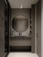 MAO Badezimmer-Deckenleuchte GU10, IP44, Frosted Acrylic – Bild 2