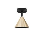 CONICO Deckenleuchte GU10, IP20, Oxide Gold/Black Aluminium
