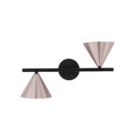 CONICO Wandleuchte GU10, IP20, Oxide Coffee/Black Aluminium