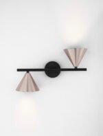CONICO Wandleuchte GU10, IP20, Oxide Coffee/Black Aluminium – Bild 5