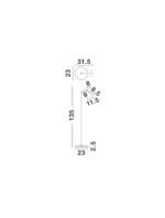 CONICO Stehleuchte GU10, IP20, Oxide Gold/Black Aluminium – Bild 10