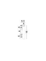 MOR Wandleuchte GU10, IP20, Sandy White Aluminium – Bild 8