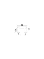 ESTO LED-Deckenleuchte 2x10W, IP20, GU10, dimmbar – Bild 6